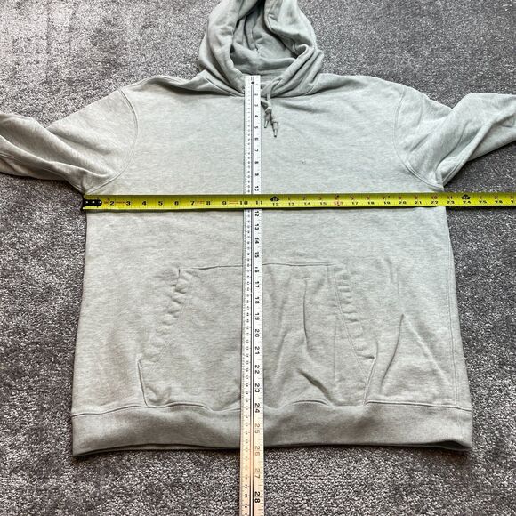 Gap Sweats Hoodie Sweatshirt Mens Medium Gray Pullover French Terry Soft Sweater - Picture 8 of 10
